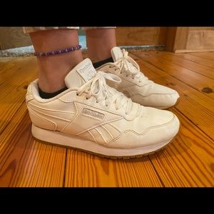 White Reebok sneakers